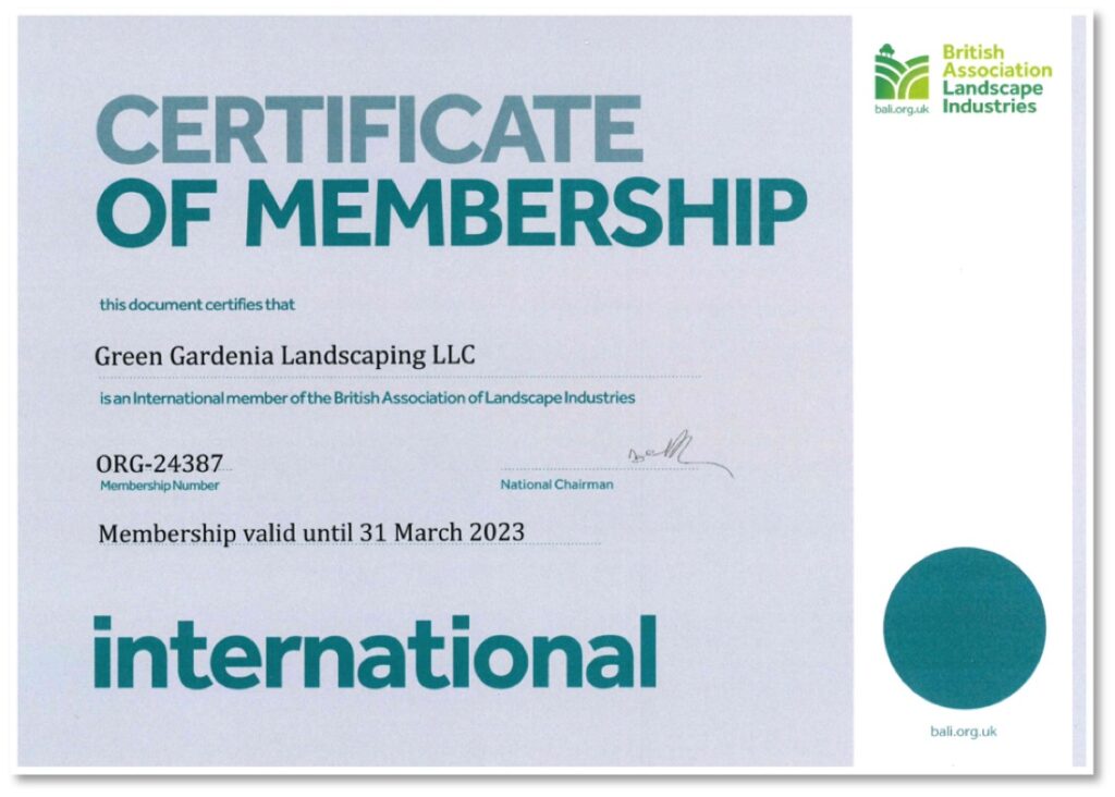 British Association of Landscape Industries — Membership